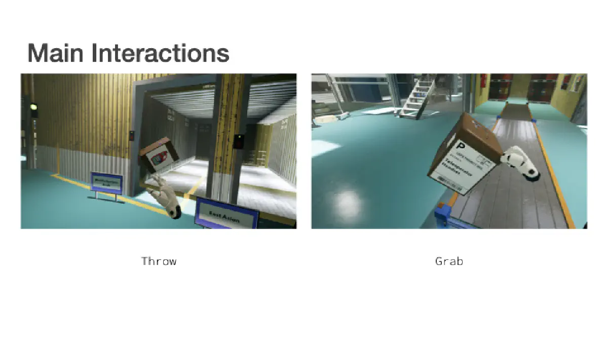 A screenshot from the VR experience
